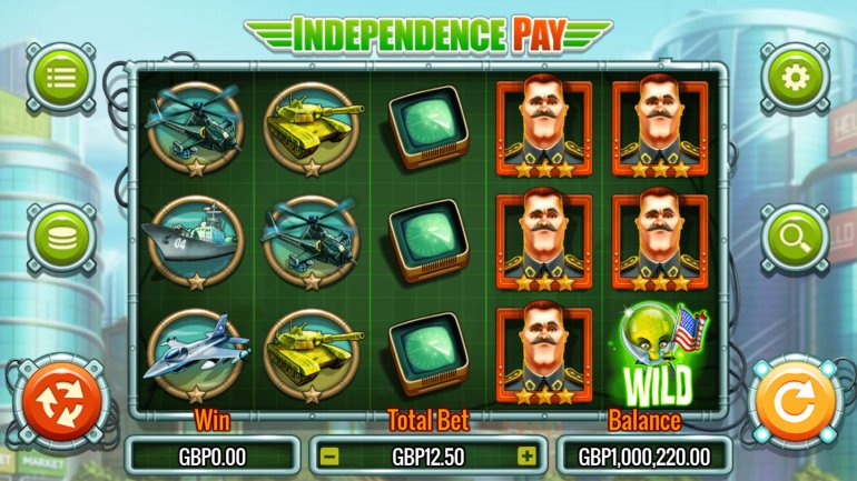 Independence Pay video slot